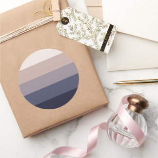 Stijlvol, eigentijds, gepolijst en aanpasbaar ronde sticker