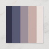 Stijlvol, eigentijds, gepolijst en aanpasbaar vierkante visitekaartje (Voorkant)