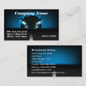 Stijlvol Elegant Blue Bold Automobile EU Visitekaartje (Voorkant / Achterkant)