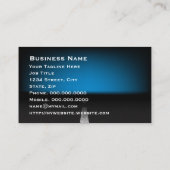 Stijlvol Elegant Blue Bold Automobile EU Visitekaartje (Achterkant)