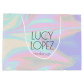  stijlvol, elegant chick holografisch groot cadeauzakje (Achterkant)