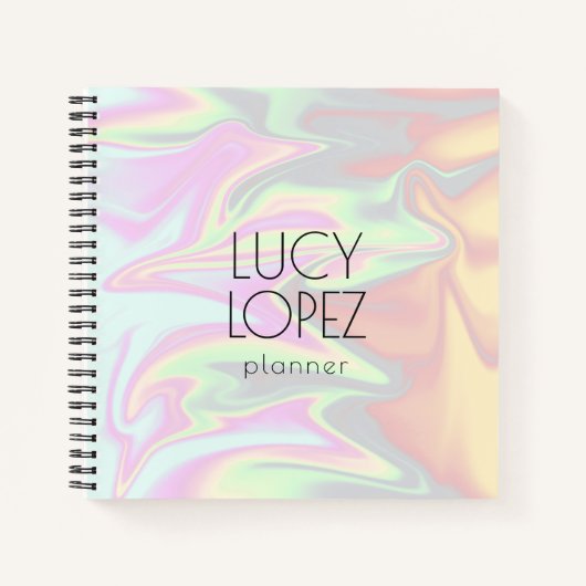  stijlvol, elegant chick holografisch notitieboek (Voorkant)