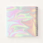  stijlvol, elegant chick holografisch notitieboek (Achterkant)