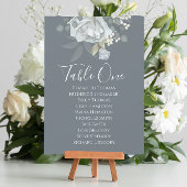 Stijlvol Elegant Dusty Blue Floral Reception