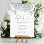 Stijlvol Elegant Dusty Blue Roos Floral Reception
