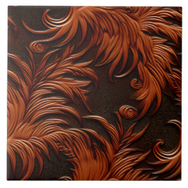 Stijlvol Elegant Faux reliëfleer Tegeltje