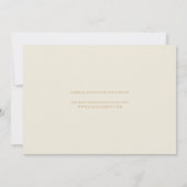 Stijlvol elegant fotohuwelijk sparen de datum kaart (Achterkant)