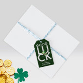 Stijlvol Elegant Groen St. Patrick's Day Pet Cadeaulabel