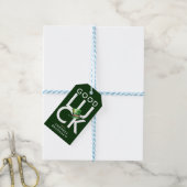 Stijlvol Elegant Groen St. Patrick's Day Pet Cadeaulabel (Met Touw)