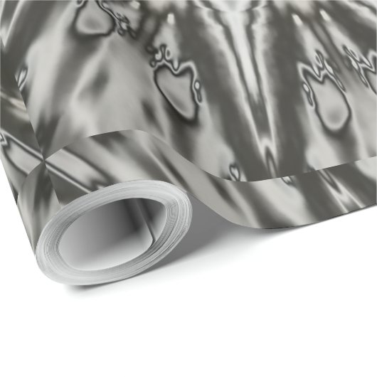 Stijlvol elegant Kaleidoscope Design Brown Grey Cadeaupapier (Rol Hoek)