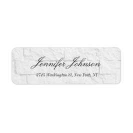 Stijlvol elegant licht grijs wandhandschrift moder etiket