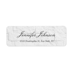 Stijlvol elegant licht grijs wandhandschrift moder etiket
