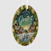 Stijlvol Elegant Modern Eenvoudig Uniek Retro  Ornament (voorkant)