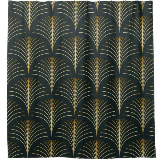  stijlvol elegant naadloze deco-herhaalde ventilat douchegordijn (Voorkant)