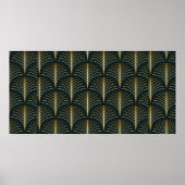  stijlvol elegant naadloze deco-herhaalde ventilat poster (Voorkant)