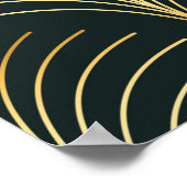  stijlvol elegant naadloze deco-herhaalde ventilat poster (Hoek)