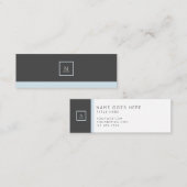 Stijlvol Elegant pasta Chic Mini-Visitekaartjes Mini Visitekaartje (Voorkant / Achterkant)