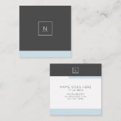 Stijlvol Elegant pasta Chic Square Visitekaartjes (Voorkant / Achterkant)