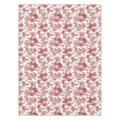 Stijlvol Elegant Red French Toile Fox Rabbit Tafelkleed (Voorkant)