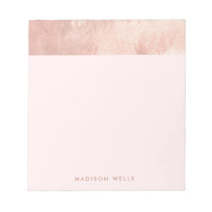 Stijlvol Elegant Roos Gold Pink Notitieblok
