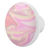 stijlvol, elegant roze marmer keramische knop (Rechts)