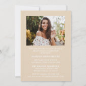 STIJLVOL ELEGANT SCRIPT 2 AFSTUDEREN FEESTUITNODIG KAART (Achterkant)