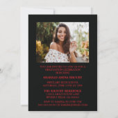 STIJLVOL ELEGANT SCRIPT 2 AFSTUDEREN FEESTUITNODIG KAART (Achterkant)