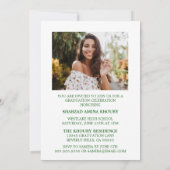 STIJLVOL ELEGANT SCRIPT 2 AFSTUDEREN FEESTUITNODIG KAART (Achterkant)