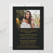 STIJLVOL ELEGANT SCRIPT 2 AFSTUDEREN FEESTUITNODIG KAART (Achterkant)