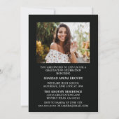 STIJLVOL ELEGANT SCRIPT 2 AFSTUDEREN FEESTUITNODIG KAART (Achterkant)