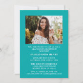 STIJLVOL ELEGANT SCRIPT 2 AFSTUDEREN FEESTUITNODIG KAART (Achterkant)