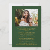 STIJLVOL ELEGANT SCRIPT 2 AFSTUDEREN FEESTUITNODIG KAART (Achterkant)