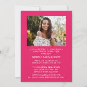 STIJLVOL ELEGANT SCRIPT 2 AFSTUDEREN FEESTUITNODIG KAART (Achterkant)