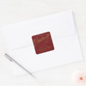 STIJLVOL ELEGANT SCRIPT AFSTUDEREN DANK U STICKER (Envelop)