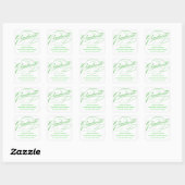 STIJLVOL ELEGANT SCRIPT AFSTUDEREN DANK U STICKER (Vel)
