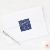 STIJLVOL ELEGANT SCRIPT AFSTUDEREN DANK U STICKER (Envelop)