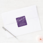 STIJLVOL ELEGANT SCRIPT AFSTUDEREN DANK U STICKER (Envelop)