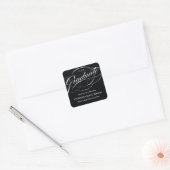 STIJLVOL ELEGANT SCRIPT AFSTUDEREN DANK U STICKER (Envelop)