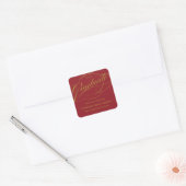 STIJLVOL ELEGANT SCRIPT AFSTUDEREN DANK U STICKER (Envelop)