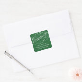 STIJLVOL ELEGANT SCRIPT AFSTUDEREN DANK U STICKER (Envelop)