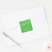 STIJLVOL ELEGANT SCRIPT AFSTUDEREN DANK U STICKER (Envelop)