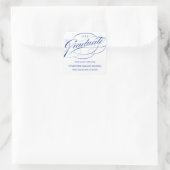 STIJLVOL ELEGANT SCRIPT AFSTUDEREN DANK U STICKER (Tas)