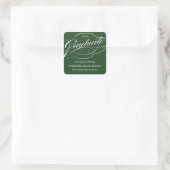 STIJLVOL ELEGANT SCRIPT AFSTUDEREN DANK U STICKER (Tas)