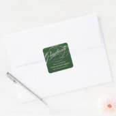 STIJLVOL ELEGANT SCRIPT AFSTUDEREN DANK U STICKER (Envelop)