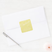 STIJLVOL ELEGANT SCRIPT AFSTUDEREN DANK U STICKER (Envelop)