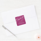 STIJLVOL ELEGANT SCRIPT AFSTUDEREN DANK U STICKER (Envelop)