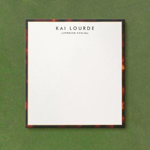 Stijlvol Elegant Tortoiseshel-laptopblok Notitieblok