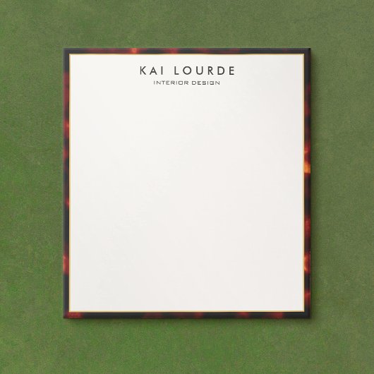 Stijlvol Elegant Tortoiseshel-laptopblok Notitieblok