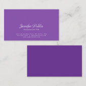 Stijlvol, elegant vormig, modern professioneel ont visitekaartje (Voorkant / Achterkant)