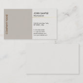 Stijlvol, elegant vormig, modern professioneel ont visitekaartje (Voorkant / Achterkant)
